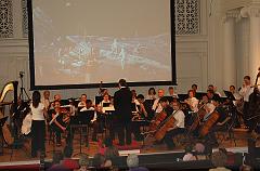 The Blast Off concert underway - performed by the Music Institute of Chicago Orchestra - Sept. 2007