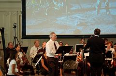 CSSS' Jim Plaxco providing narration to the Blast Off concert  - performed by the Music Institute of Chicago Orchestra - Sept. 2007