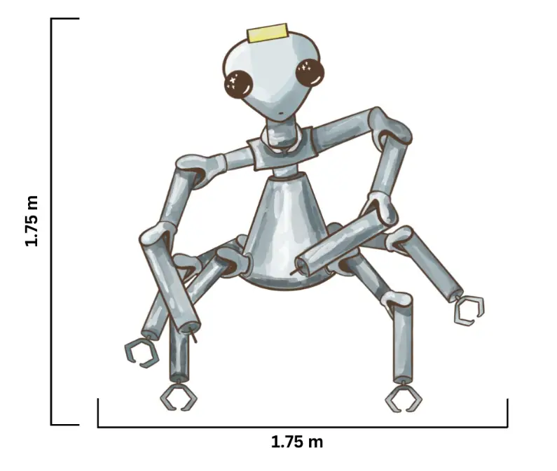 Figure 4: Front of Mantis Bot