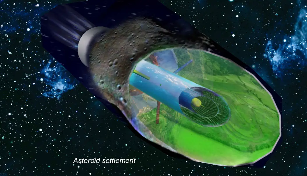 Roadmap to Space Development Master Plan Figure 11: Asteroid settlement