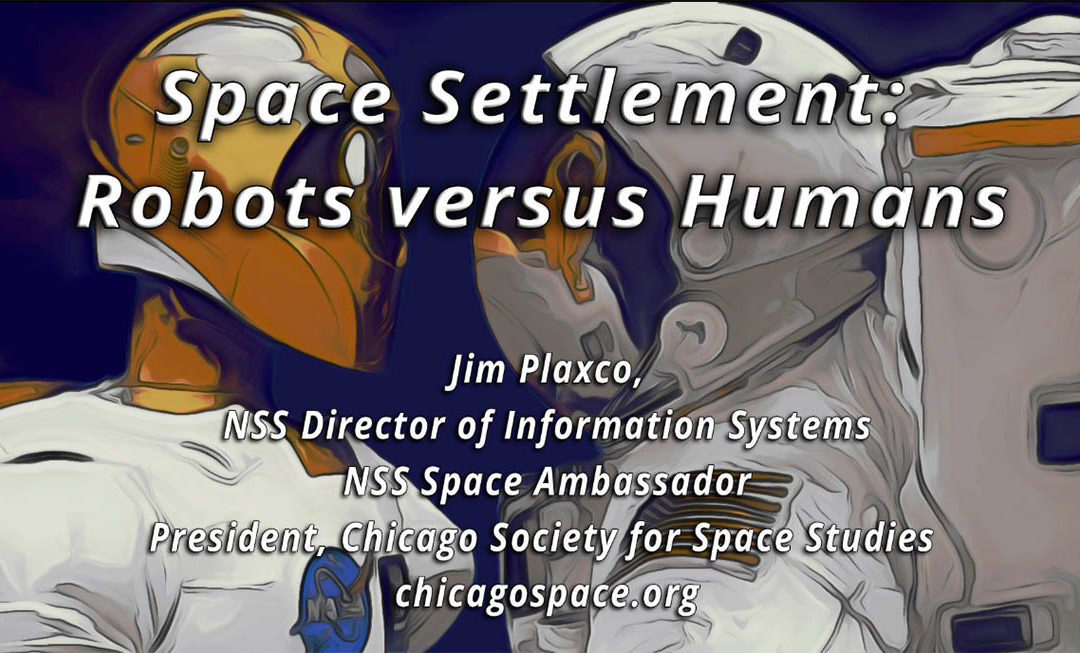 Space Settlement Economics Robots versus Humans Lecture