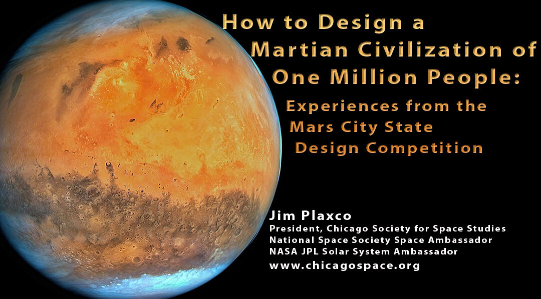 A NSS Space Forum Presentation on the Mars Society Mars City State Design Contest